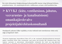 KVJ OMANIKUJÄRELEVALVE PROJEKTIJUHT/EHITUSKONSULTANT
